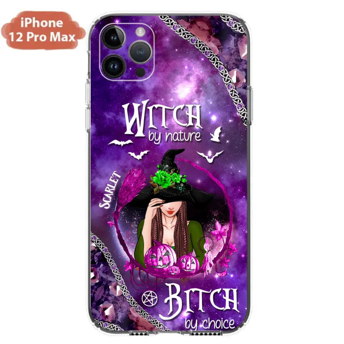 Custom Personalized Stick My Broom Witch Phone Case - Halloween Gift Idea - Case For iPhone And Samsung - Witch By Nature