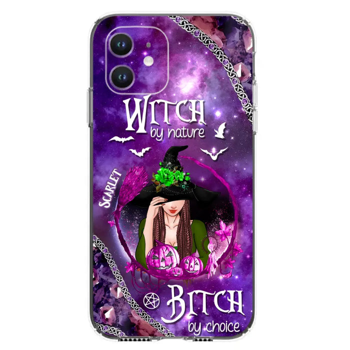 Custom Personalized Stick My Broom Witch Phone Case - Halloween Gift Idea - Case For iPhone And Samsung - Witch By Nature