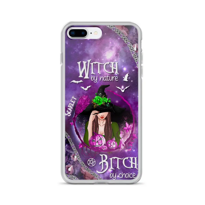 Custom Personalized Stick My Broom Witch Phone Case - Halloween Gift Idea - Case For iPhone And Samsung - Witch By Nature