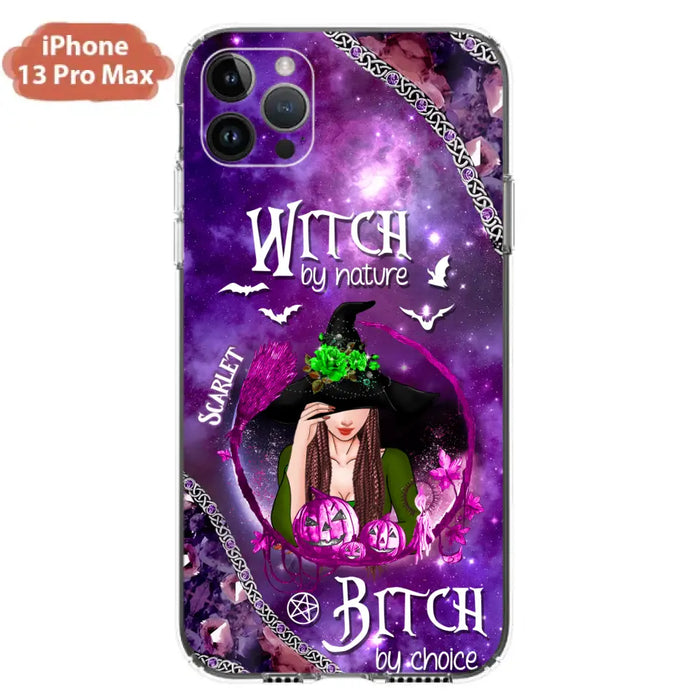 Custom Personalized Stick My Broom Witch Phone Case - Halloween Gift Idea - Case For iPhone And Samsung - Witch By Nature