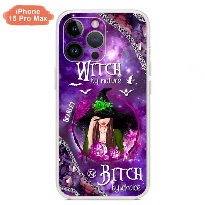 Custom Personalized Stick My Broom Witch Phone Case - Halloween Gift Idea - Case For iPhone And Samsung - Witch By Nature