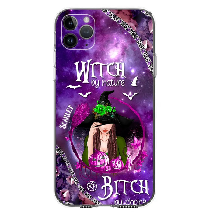 Custom Personalized Stick My Broom Witch Phone Case - Halloween Gift Idea - Case For iPhone And Samsung - Witch By Nature