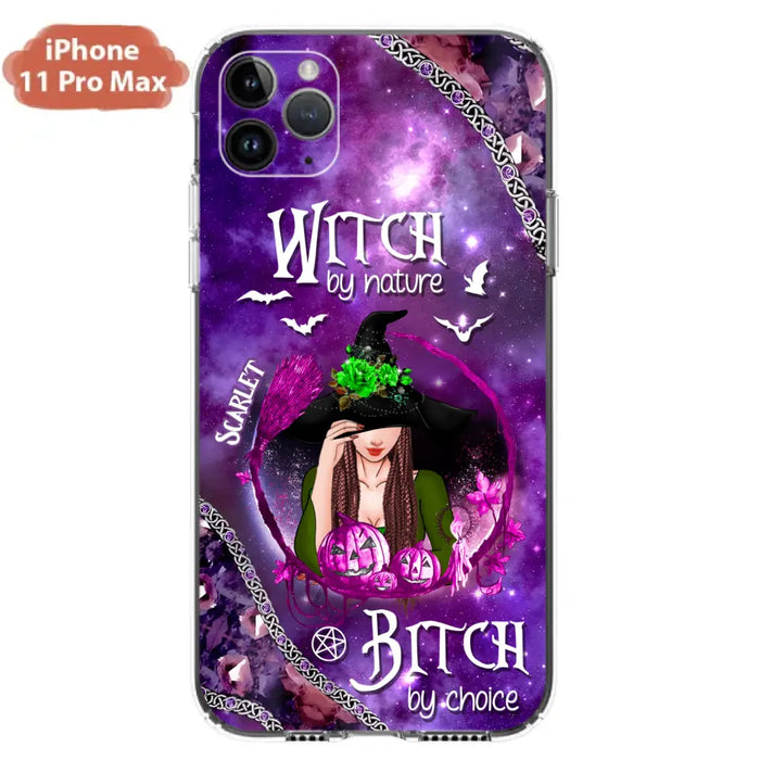 Custom Personalized Stick My Broom Witch Phone Case - Halloween Gift Idea - Case For iPhone And Samsung - Witch By Nature