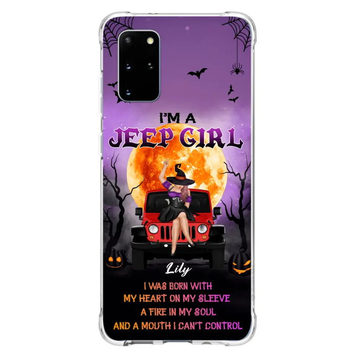 Custom Personalized Off-road Girl Phone Case  - Halloween Gift Idea For Off-road Lovers - Case for iPhone/Samsung