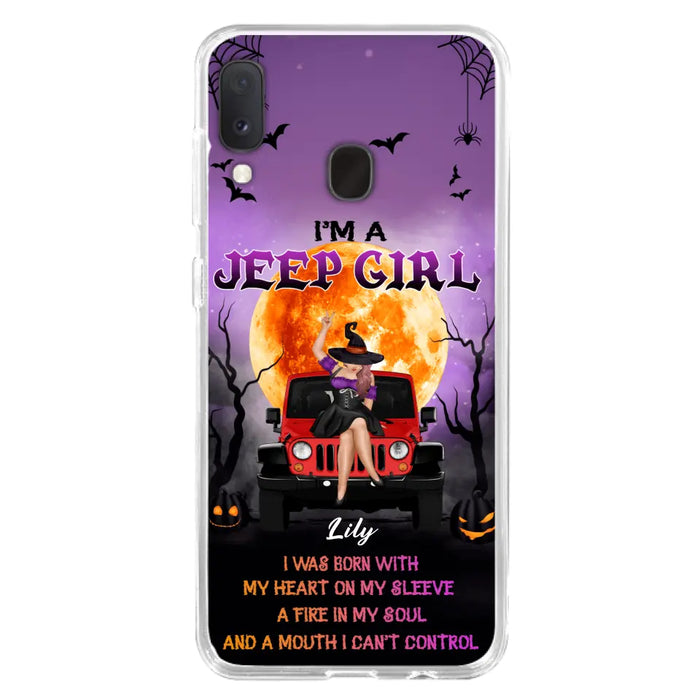 Custom Personalized Off-road Girl Phone Case  - Halloween Gift Idea For Off-road Lovers - Case for iPhone/Samsung