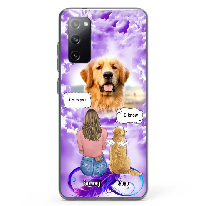 Custom Personalized Memorial Pet iPhone/ Samsung Case - Upload Photo - Memorial Gift Idea For Dog/Cat/Rabbit Lover