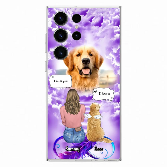 Custom Personalized Memorial Pet iPhone/ Samsung Case - Upload Photo - Memorial Gift Idea For Dog/Cat/Rabbit Lover