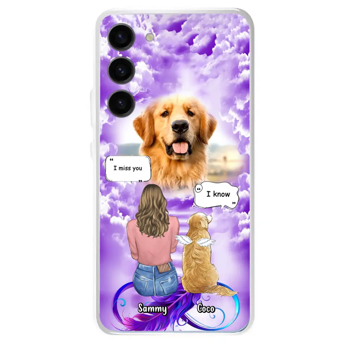 Custom Personalized Memorial Pet iPhone/ Samsung Case - Upload Photo - Memorial Gift Idea For Dog/Cat/Rabbit Lover