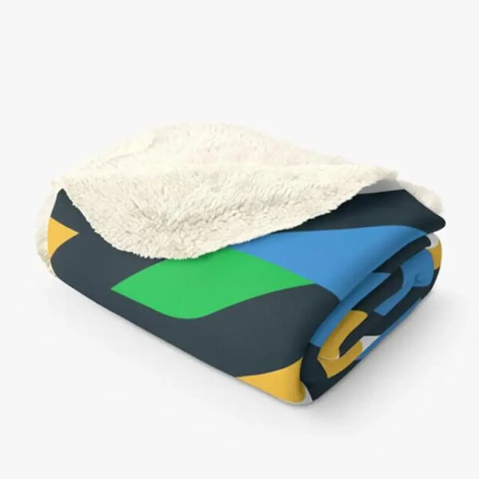 Personalized Camping Quilt/Fleece Throw Blanket - Gift Idea For Couple, Camping Lovers, Family - Up to 3 Kids, 3 Pets - The Family