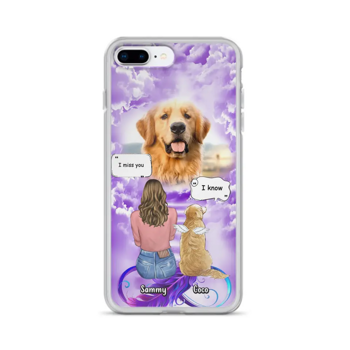 Custom Personalized Memorial Pet iPhone/ Samsung Case - Upload Photo - Memorial Gift Idea For Dog/Cat/Rabbit Lover