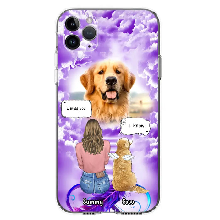 Custom Personalized Memorial Pet iPhone/ Samsung Case - Upload Photo - Memorial Gift Idea For Dog/Cat/Rabbit Lover