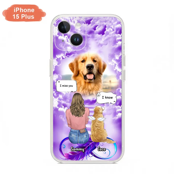 Custom Personalized Memorial Pet iPhone/ Samsung Case - Upload Photo - Memorial Gift Idea For Dog/Cat/Rabbit Lover