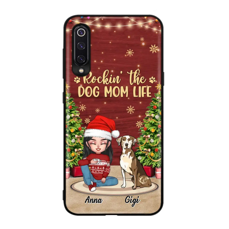 Personalized Dog Mom Phone Case - Christmas Gift Idea For Dogs Lovers - Up to 4 Dogs - Rockin' The Dog Mom Life - Case For Xiaomi/ Oppo/ Huawei