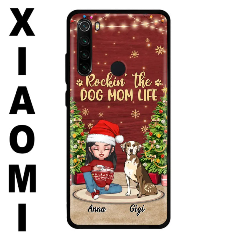 Personalized Dog Mom Phone Case - Christmas Gift Idea For Dogs Lovers - Up to 4 Dogs - Rockin' The Dog Mom Life - Case For Xiaomi/ Oppo/ Huawei