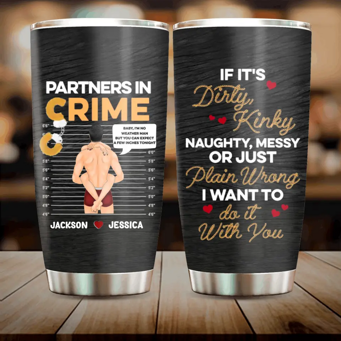 Personalized Couple Tumbler - Gift Idea For Couple/Valentines Day - I Want To Do It With You