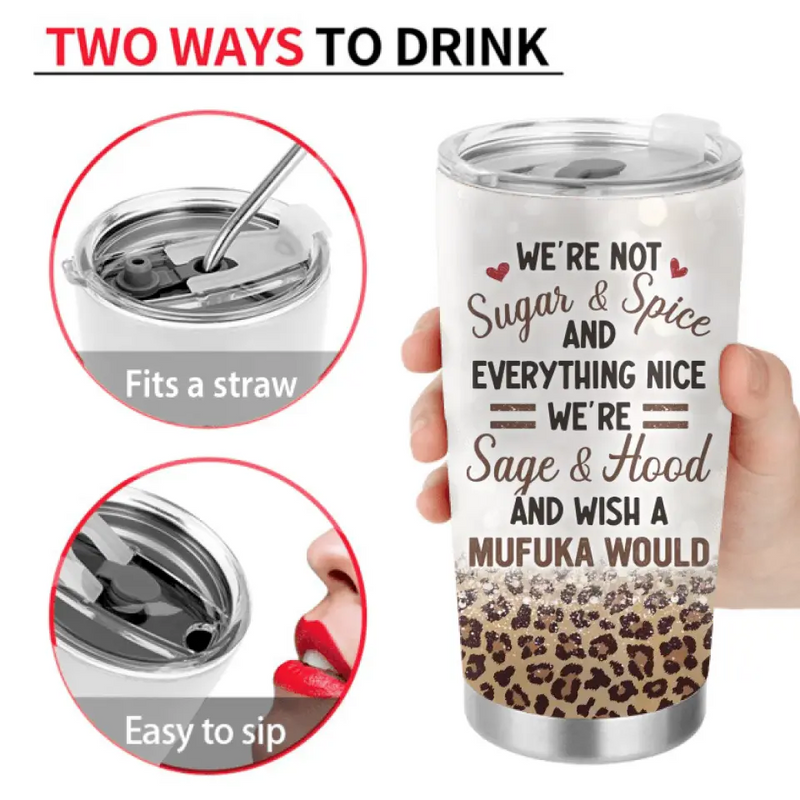 Personalized Besties Tumbler - Best Gift Idea For Friends - Our Friendship Is A True Blessing To Me