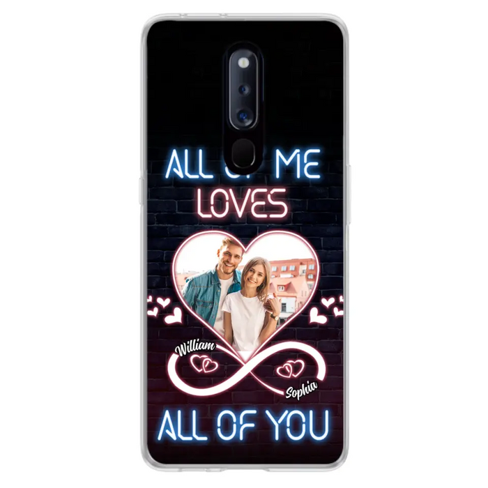 Custom Personalized Couple Photo Phone Case - Christmas Gift Idea For Couple/ Him/ Her - All Of Me Loves All Of You - Case For Oppo/Xiaomi/Huawei