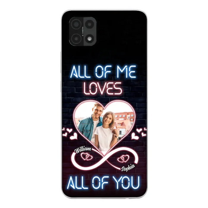 Custom Personalized Couple Photo Phone Case - Christmas Gift Idea For Couple/ Him/ Her - All Of Me Loves All Of You - Case For Oppo/Xiaomi/Huawei