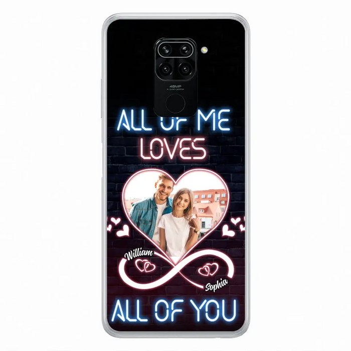 Custom Personalized Couple Photo Phone Case - Christmas Gift Idea For Couple/ Him/ Her - All Of Me Loves All Of You - Case For Oppo/Xiaomi/Huawei