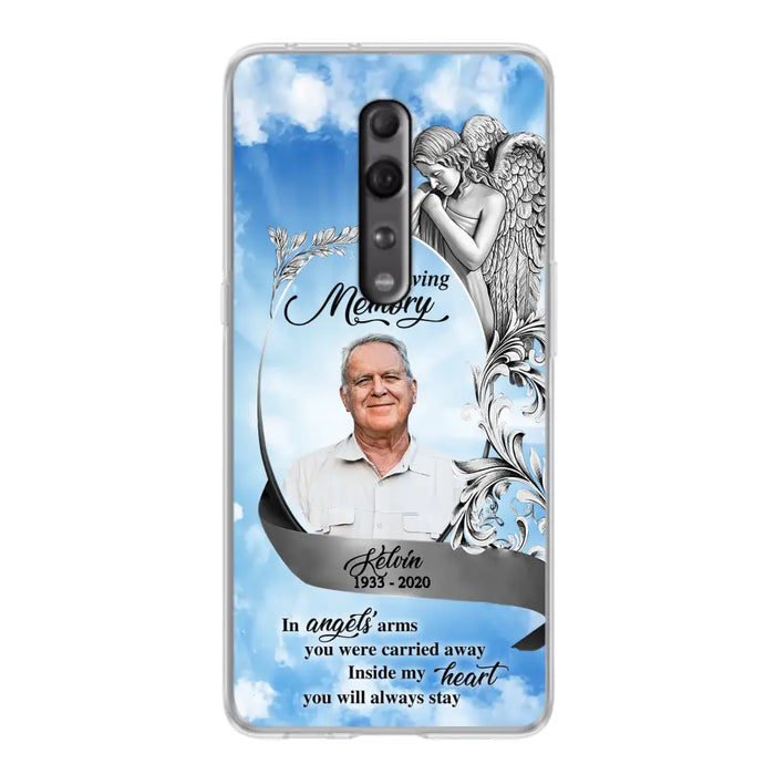 Custom Personalized Memorial Photo Phone Case - Memorial Gift Idea for Family - Inside My Heart You Will Always Stay - Case For Oppo/Xiaomi/Huawei