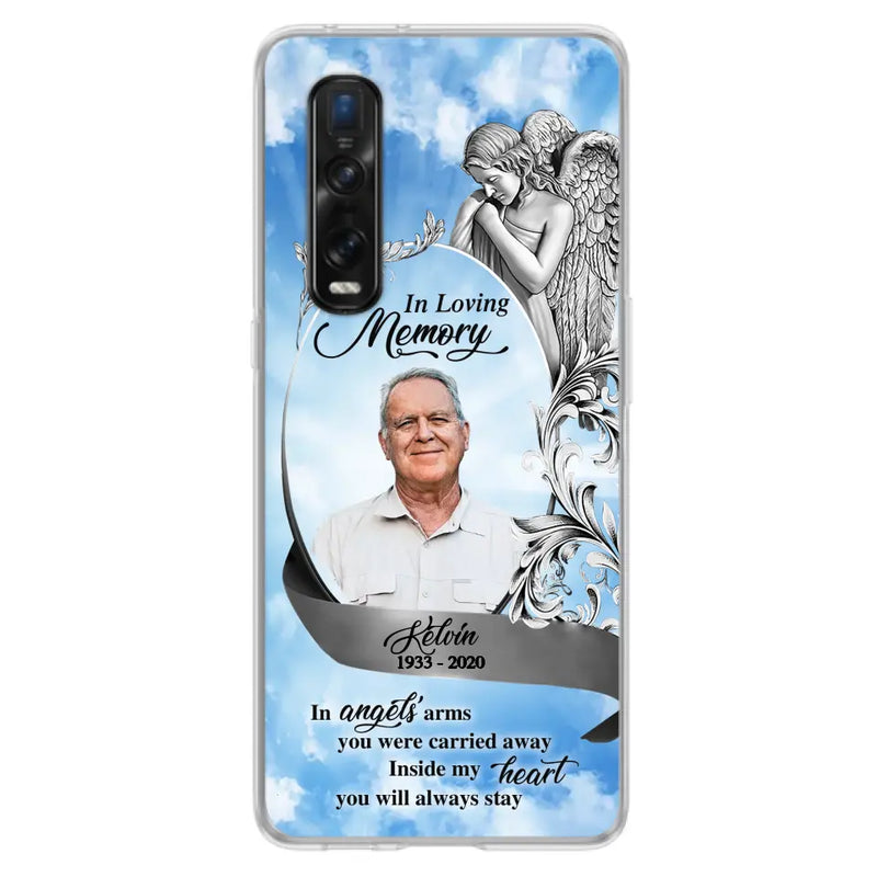 Custom Personalized Memorial Photo Phone Case - Memorial Gift Idea for Family - Inside My Heart You Will Always Stay - Case For Oppo/Xiaomi/Huawei