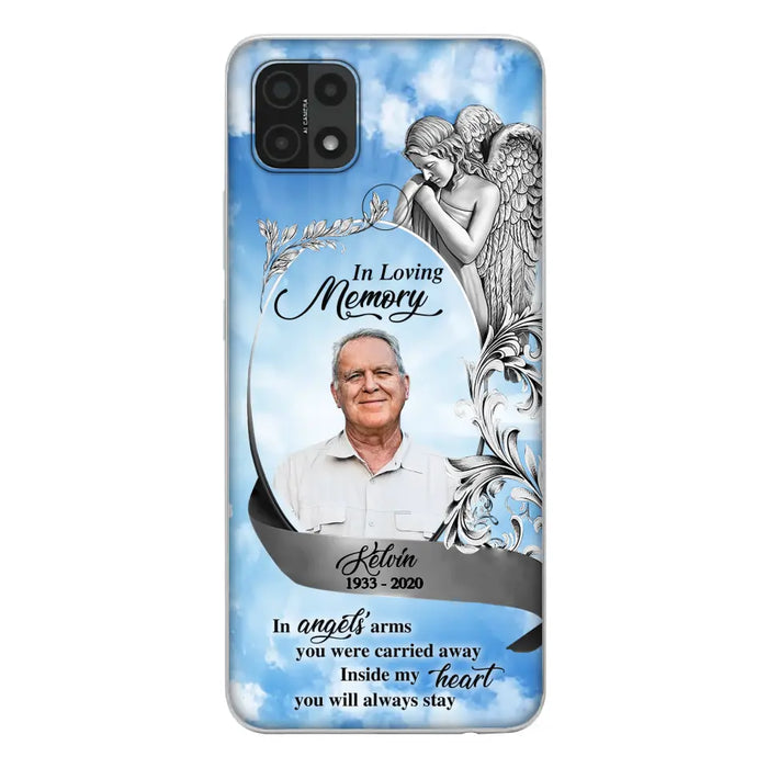 Custom Personalized Memorial Photo Phone Case - Memorial Gift Idea for Family - Inside My Heart You Will Always Stay - Case For Oppo/Xiaomi/Huawei