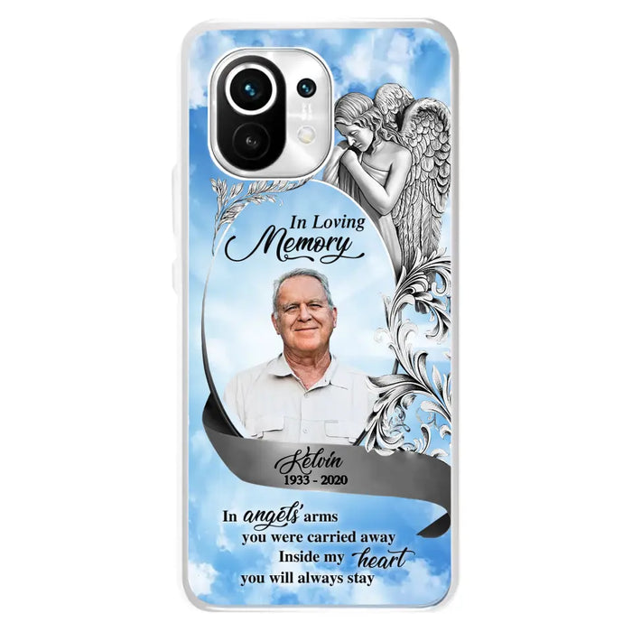 Custom Personalized Memorial Photo Phone Case - Memorial Gift Idea for Family - Inside My Heart You Will Always Stay - Case For Oppo/Xiaomi/Huawei