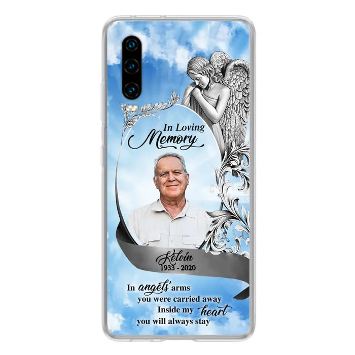 Custom Personalized Memorial Photo Phone Case - Memorial Gift Idea for Family - Inside My Heart You Will Always Stay - Case For Oppo/Xiaomi/Huawei