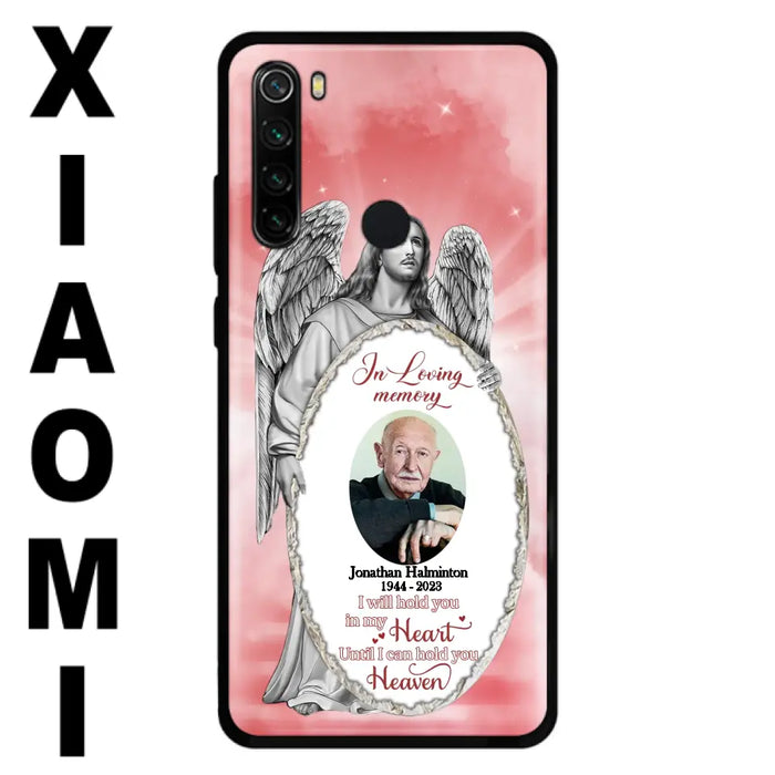 Custom Personalized Jesus Christ Memorial Photo Phone Case - Memorial Gift Idea For Family Member - I Will Hold You in My Heart Until I Can Hold You in Heaven - Case For Xiaomi/ Oppo/ Huawei