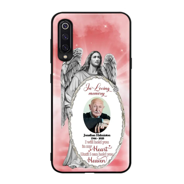 Custom Personalized Jesus Christ Memorial Photo Phone Case - Memorial Gift Idea For Family Member - I Will Hold You in My Heart Until I Can Hold You in Heaven - Case For Xiaomi/ Oppo/ Huawei