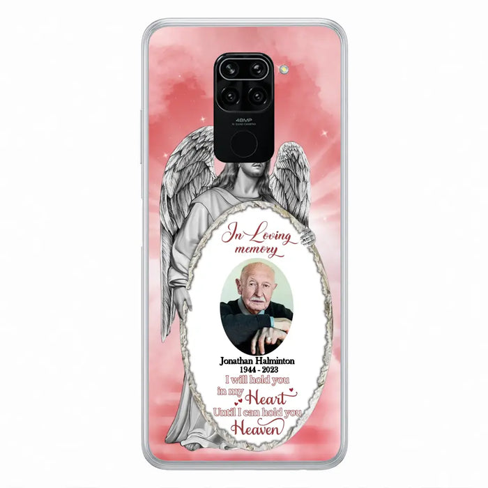 Custom Personalized Jesus Christ Memorial Photo Phone Case - Memorial Gift Idea For Family Member - I Will Hold You in My Heart Until I Can Hold You in Heaven - Case For Xiaomi/ Oppo/ Huawei