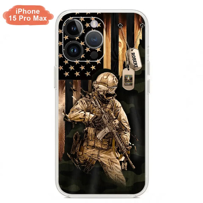 Custom Personalized Veteran iPhone/ Samsung Phone Case - Gift Idea For Veteran