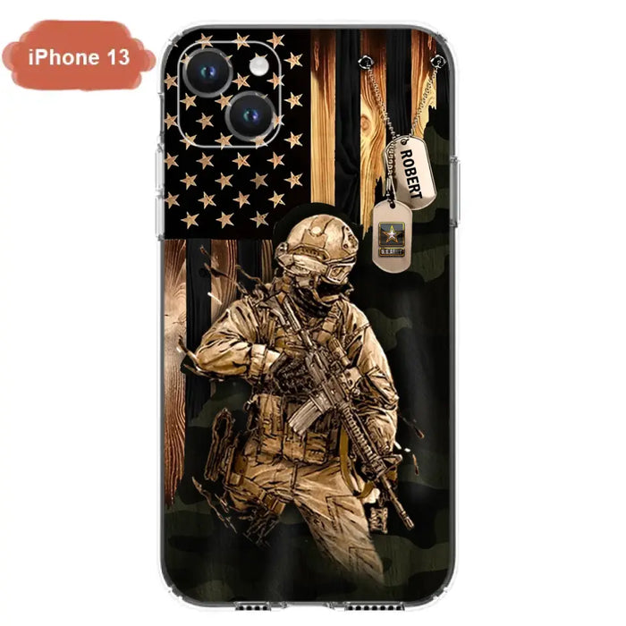 Custom Personalized Veteran iPhone/ Samsung Phone Case - Gift Idea For Veteran