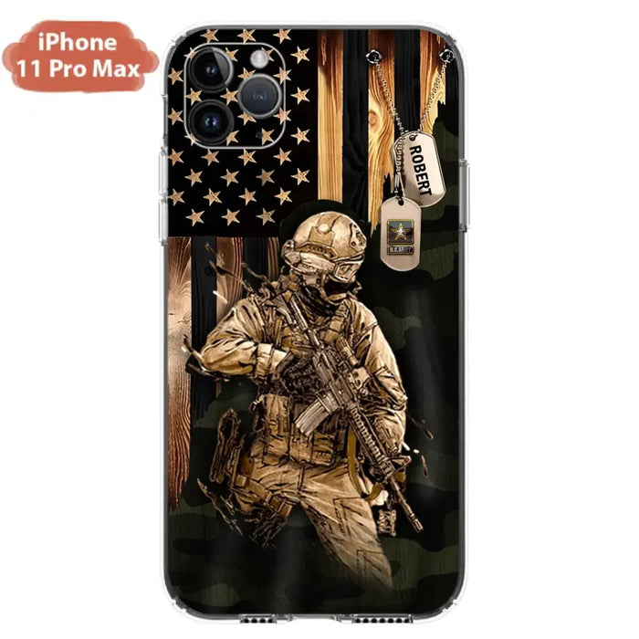 Custom Personalized Veteran iPhone/ Samsung Phone Case - Gift Idea For Veteran