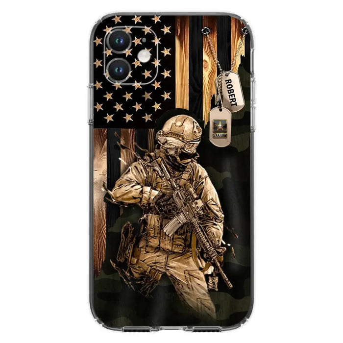 Custom Personalized Veteran iPhone/ Samsung Phone Case - Gift Idea For Veteran