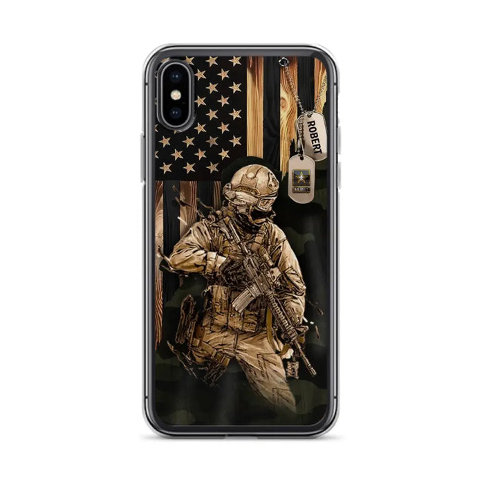 Custom Personalized Veteran iPhone/ Samsung Phone Case - Gift Idea For Veteran