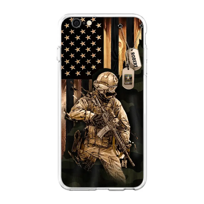 Custom Personalized Veteran iPhone/ Samsung Phone Case - Gift Idea For Veteran