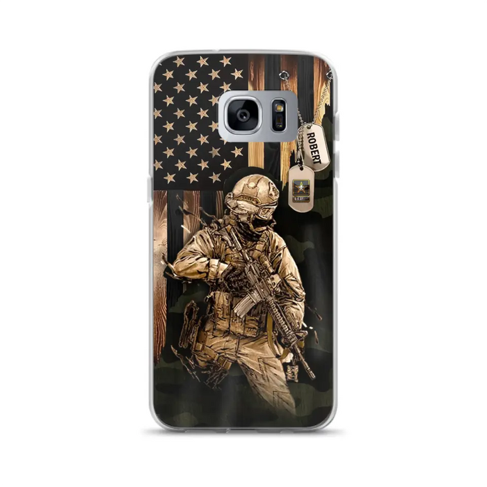 Custom Personalized Veteran iPhone/ Samsung Phone Case - Gift Idea For Veteran