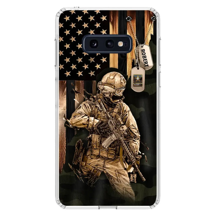 Custom Personalized Veteran iPhone/ Samsung Phone Case - Gift Idea For Veteran