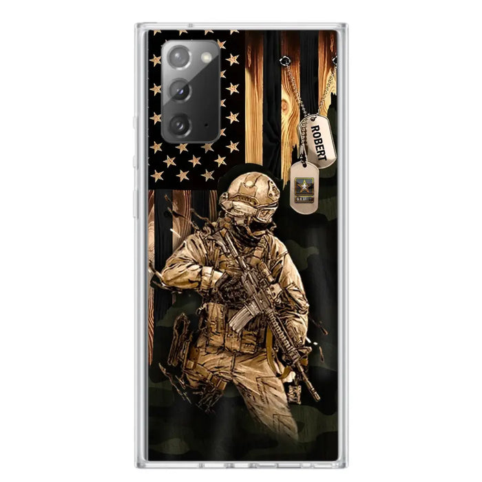 Custom Personalized Veteran iPhone/ Samsung Phone Case - Gift Idea For Veteran