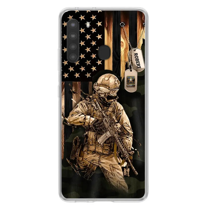 Custom Personalized Veteran iPhone/ Samsung Phone Case - Gift Idea For Veteran