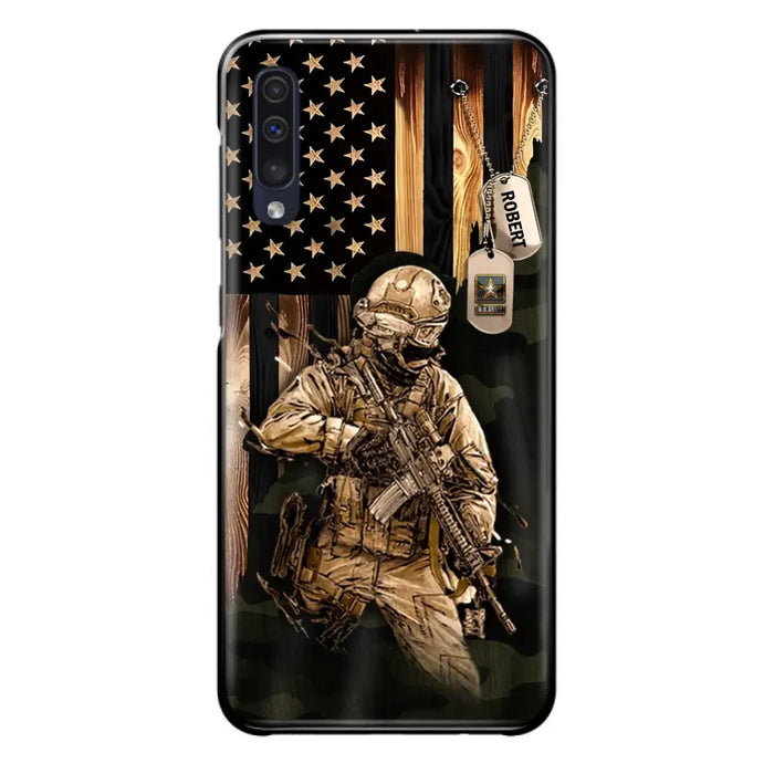 Custom Personalized Veteran iPhone/ Samsung Phone Case - Gift Idea For Veteran