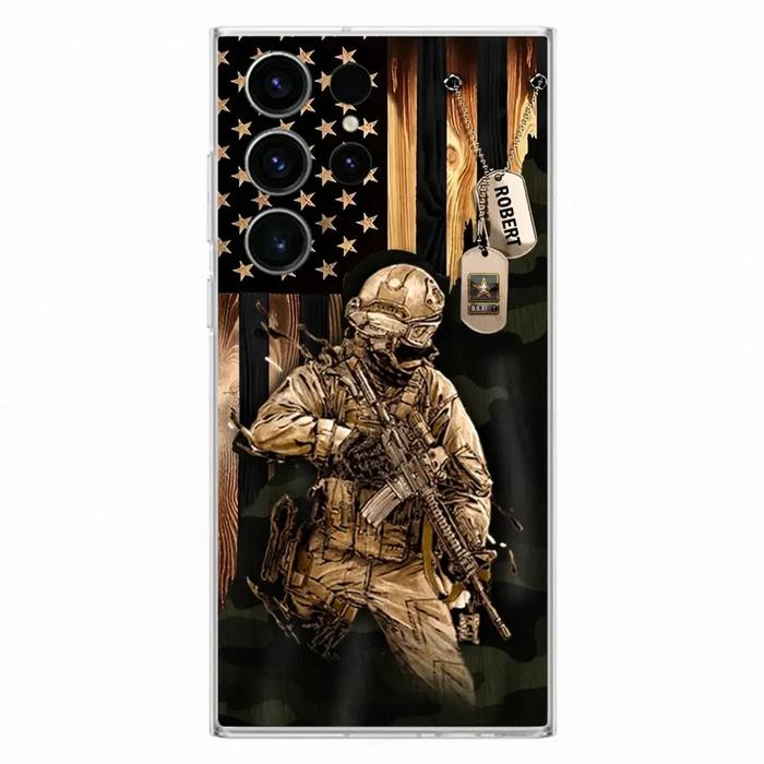 Custom Personalized Veteran iPhone/ Samsung Phone Case - Gift Idea For Veteran