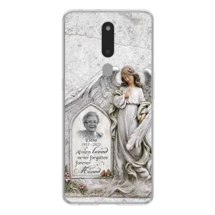 Custom Personalized Memorial Photo Phone Case - Memorial Gift Idea For Family Member - Always Loved Never Forgotten Forever Missed - Case For Xiaomi/ Oppo/ Huawei