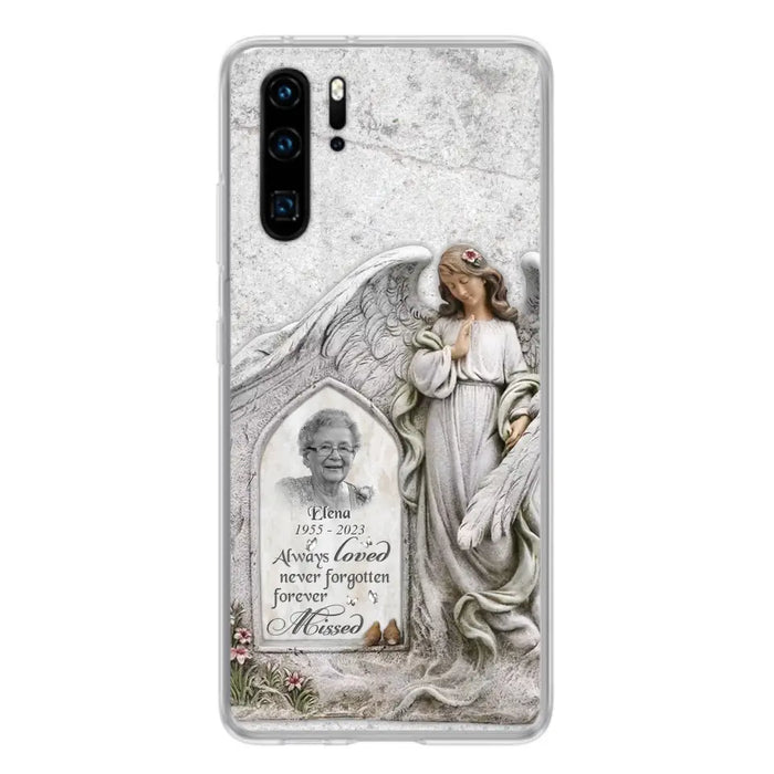 Custom Personalized Memorial Photo Phone Case - Memorial Gift Idea For Family Member - Always Loved Never Forgotten Forever Missed - Case For Xiaomi/ Oppo/ Huawei