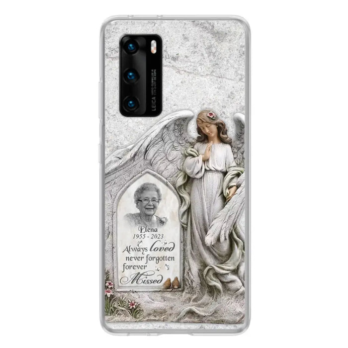 Custom Personalized Memorial Photo Phone Case - Memorial Gift Idea For Family Member - Always Loved Never Forgotten Forever Missed - Case For Xiaomi/ Oppo/ Huawei