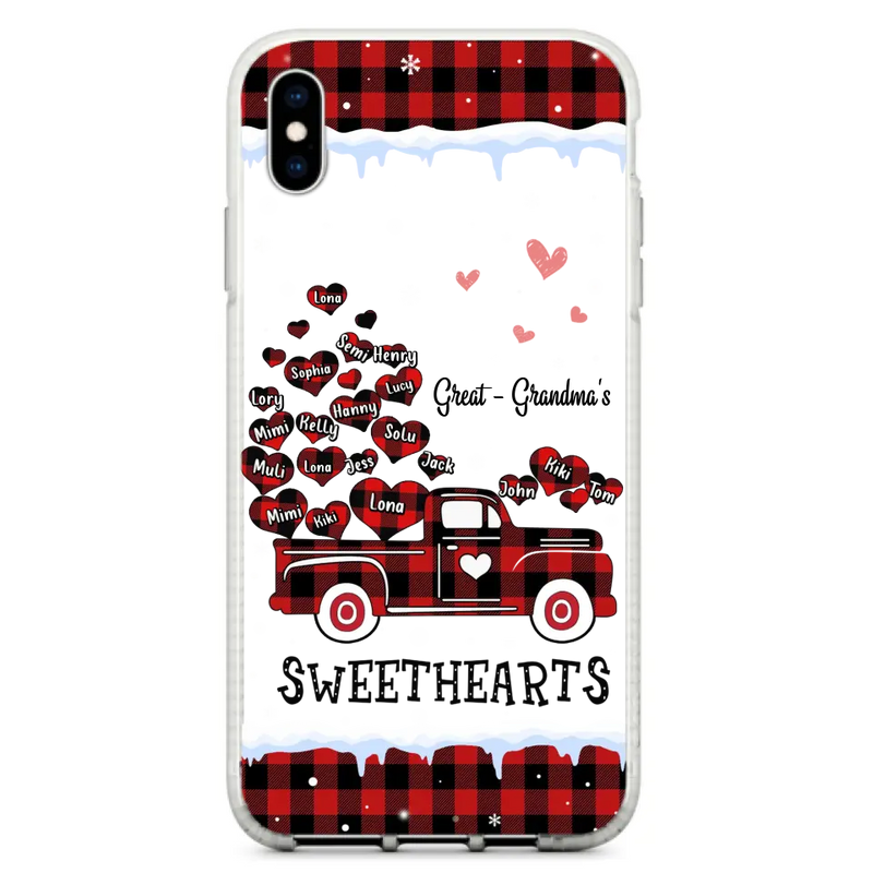 Personalized Grandma Phone Case - Gift Idea For Grandma - Up to 20 Children - Great Grandma's Sweethearts - Case For iPhone/Samsung