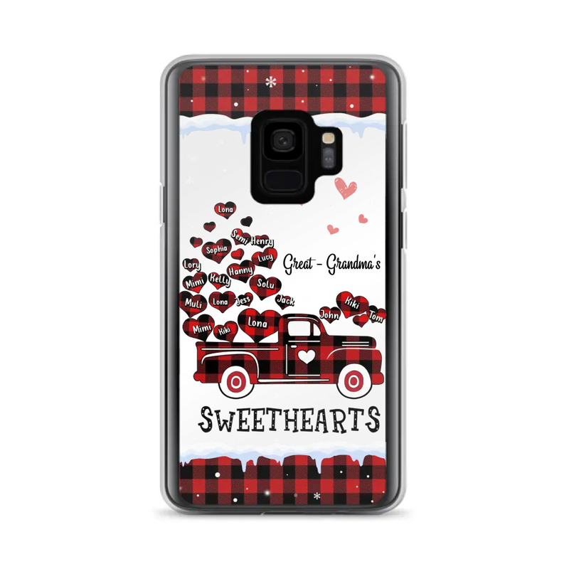 Personalized Grandma Phone Case - Gift Idea For Grandma - Up to 20 Children - Great Grandma's Sweethearts - Case For iPhone/Samsung