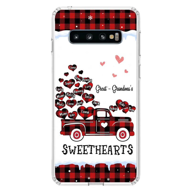 Personalized Grandma Phone Case - Gift Idea For Grandma - Up to 20 Children - Great Grandma's Sweethearts - Case For iPhone/Samsung