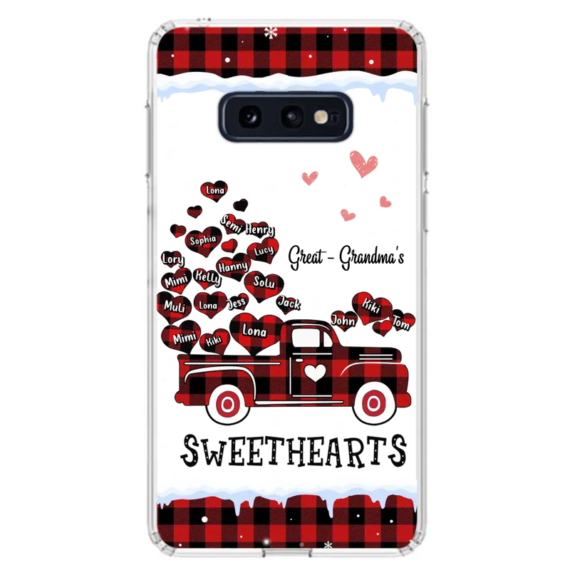Personalized Grandma Phone Case - Gift Idea For Grandma - Up to 20 Children - Great Grandma's Sweethearts - Case For iPhone/Samsung